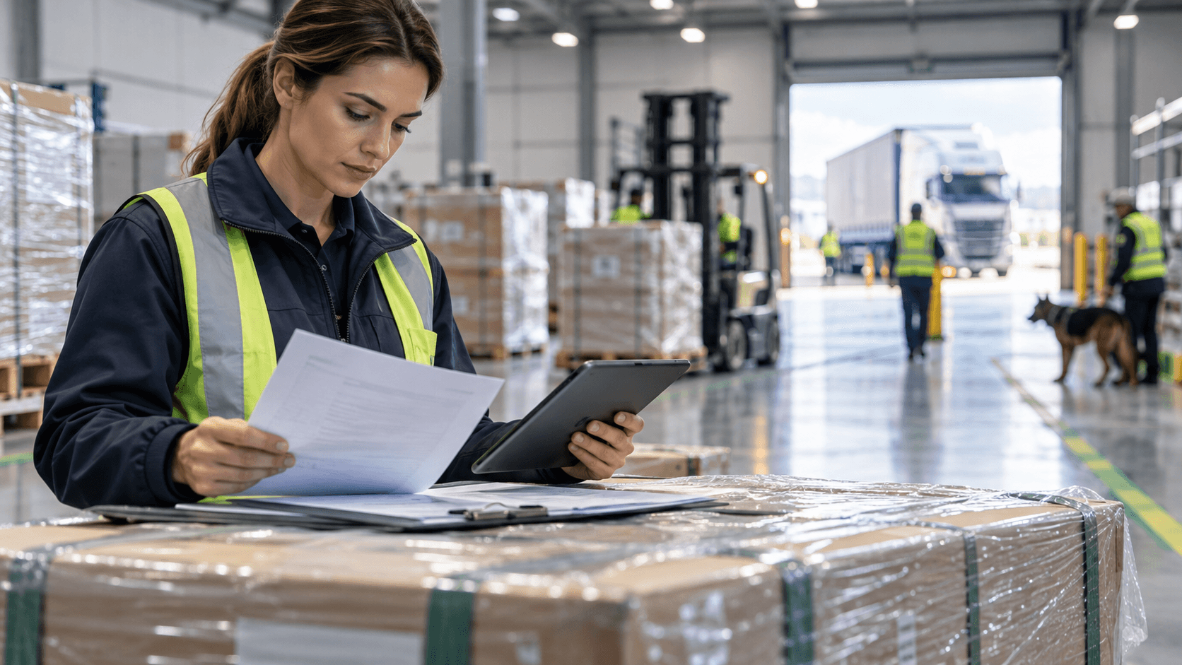 Road freight logistics